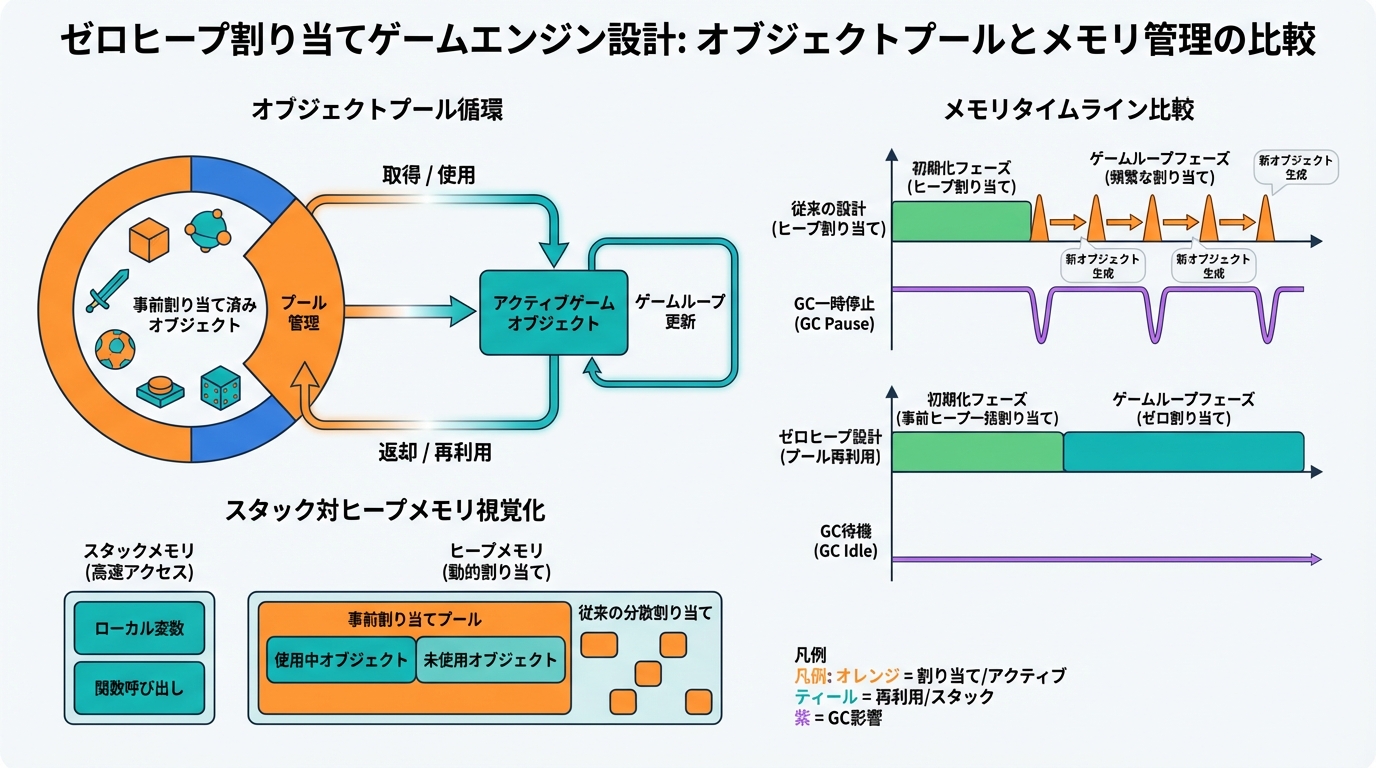 ネットゼロヒープアロケーション設計