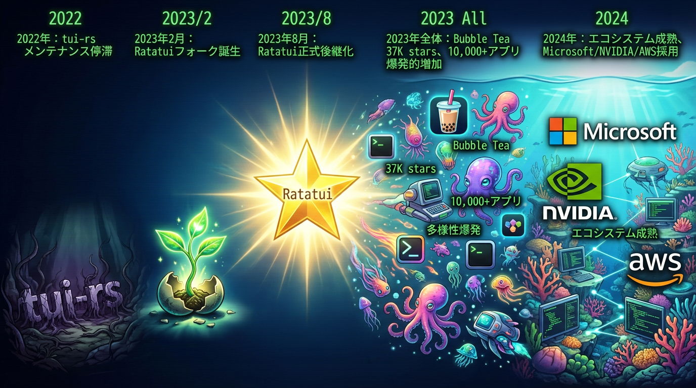 TUIカンブリア紀の進化年表